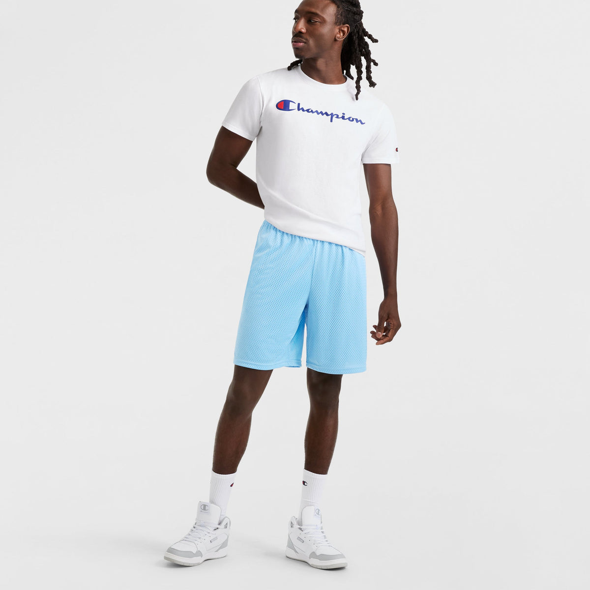 9" Classic Mesh Shorts, C Logo