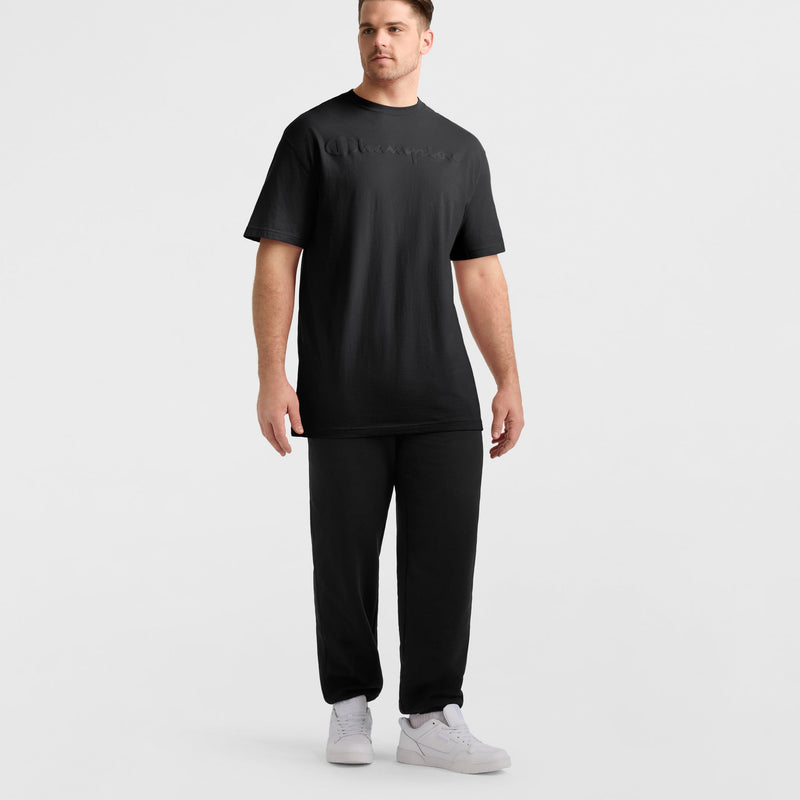 Classic Graphic T-Shirt, Tonal Script Logo - Big & Tall