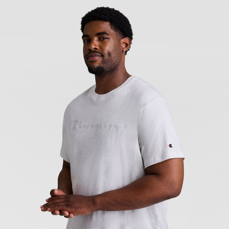 Classic Graphic T-Shirt, Tonal Script Logo - Big & Tall