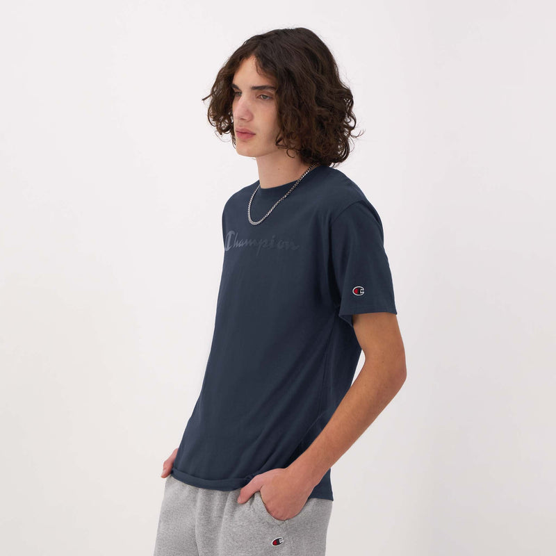 Classic Graphic T-Shirt, Tonal Script Logo