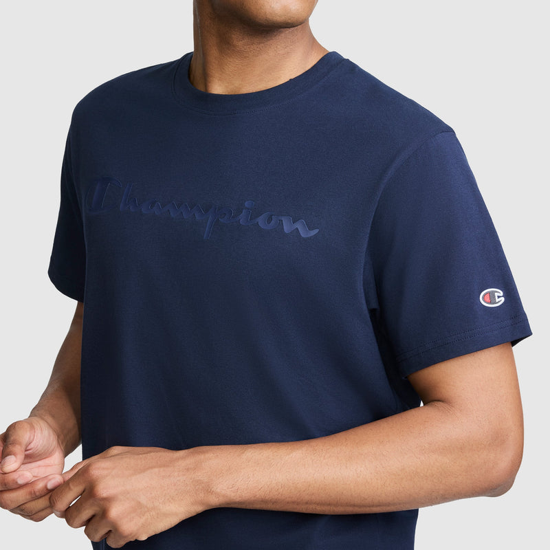 Classic Graphic T-Shirt, Tonal Script Logo