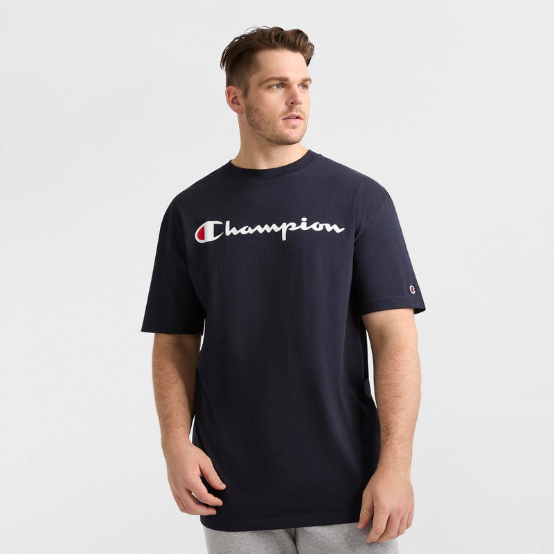 Classic Graphic T-Shirt, Script Logo - Big & Tall