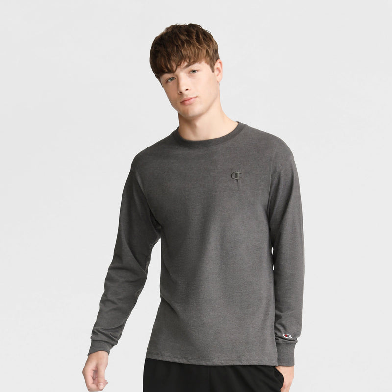 Classic Long Sleeve T-Shirt, Embroidered C Logo