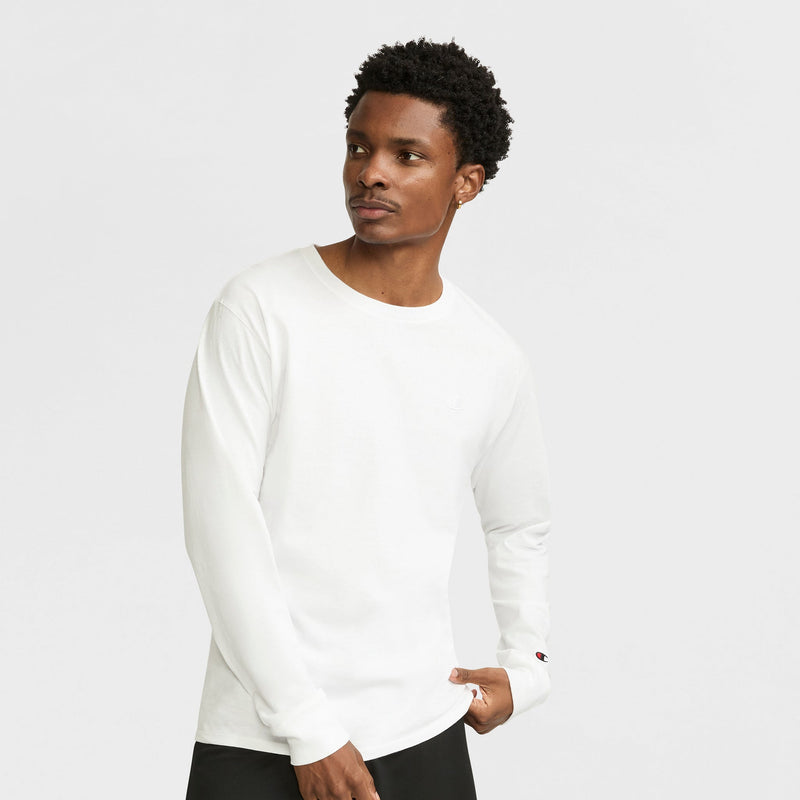 Classic Long Sleeve T-Shirt, Embroidered C Logo