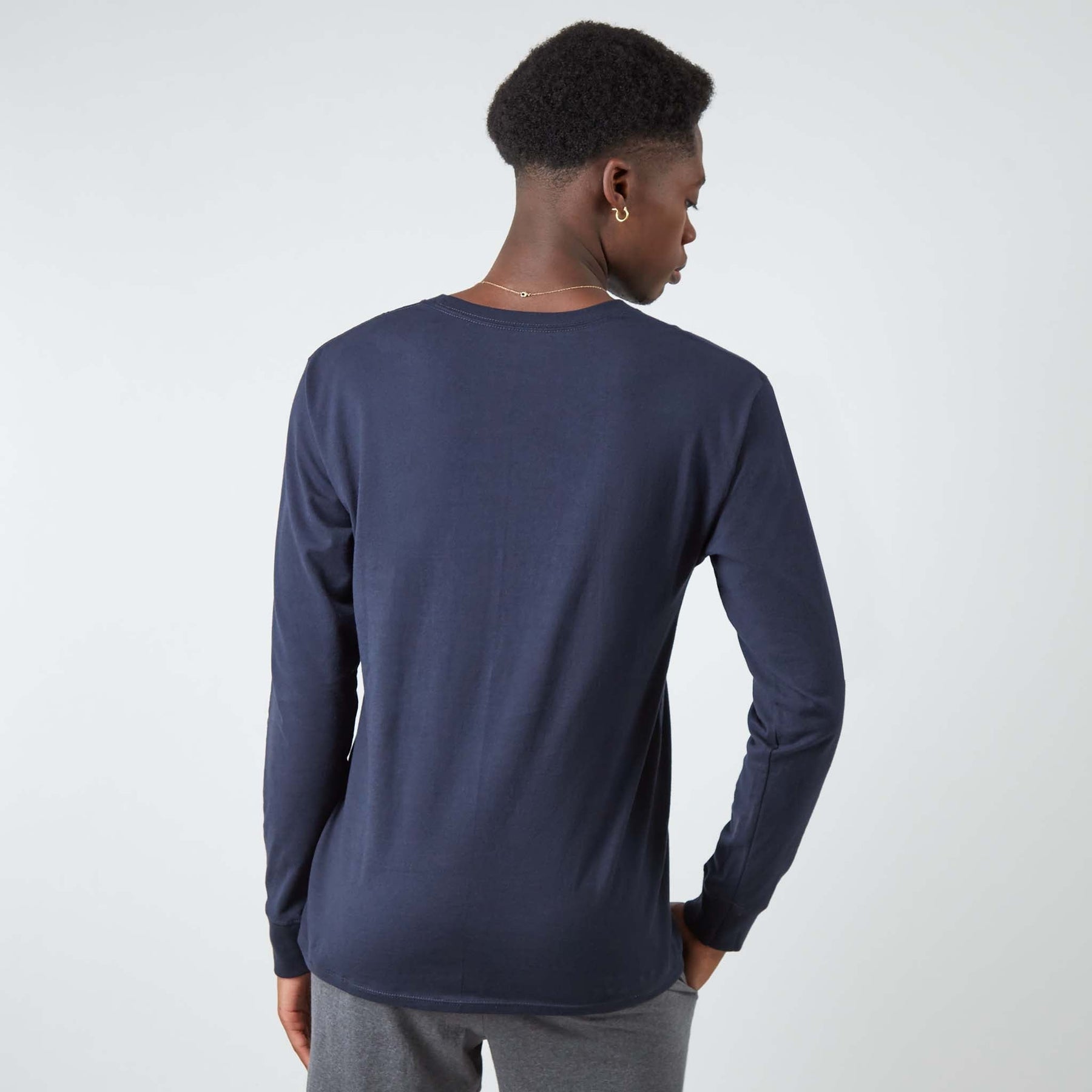 Classic Long Sleeve T-Shirt, Embroidered C Logo
