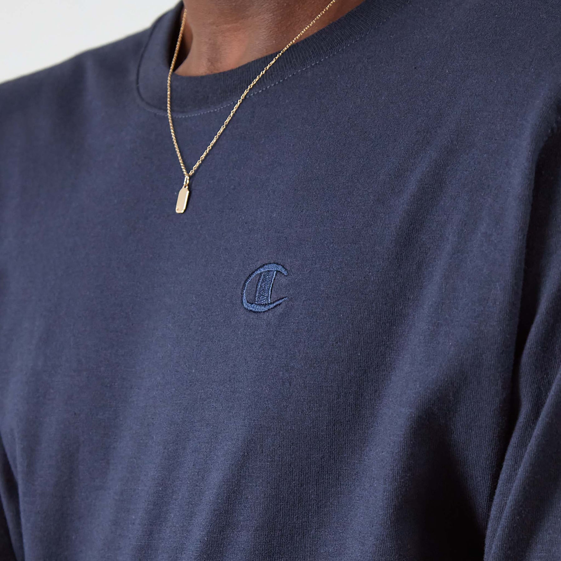 Classic Long Sleeve T-Shirt, Embroidered C Logo