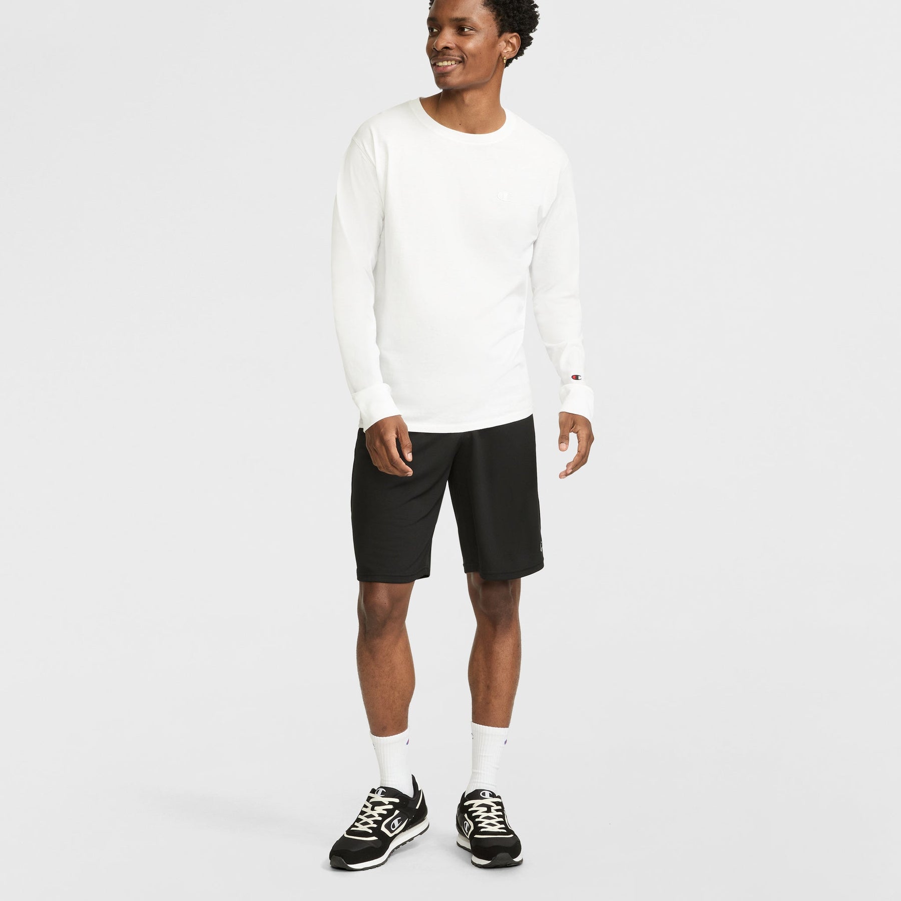 Classic Long Sleeve T-Shirt, Embroidered C Logo