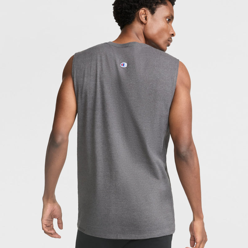 Classic Muscle Tank, Script Logo