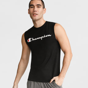 Classic Muscle Tank, Script Logo