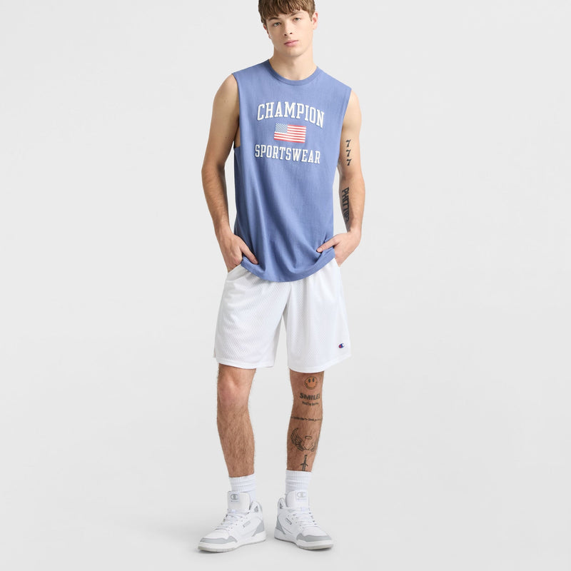 Classic Graphic Muscle Tank, USA Sportswear