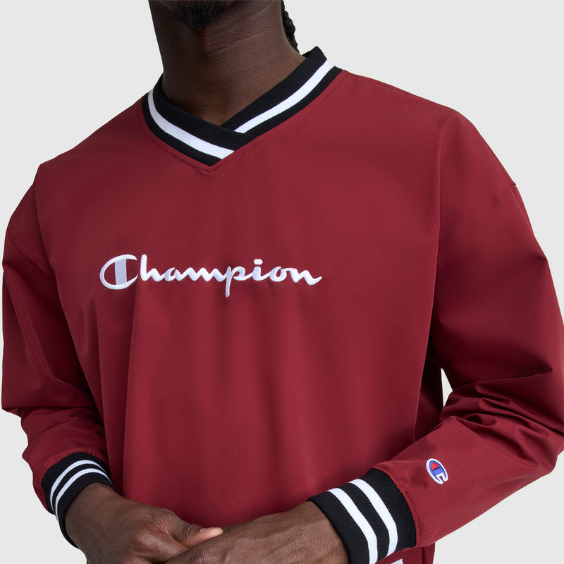 Gridiron V-Neck Pullover, C Logo