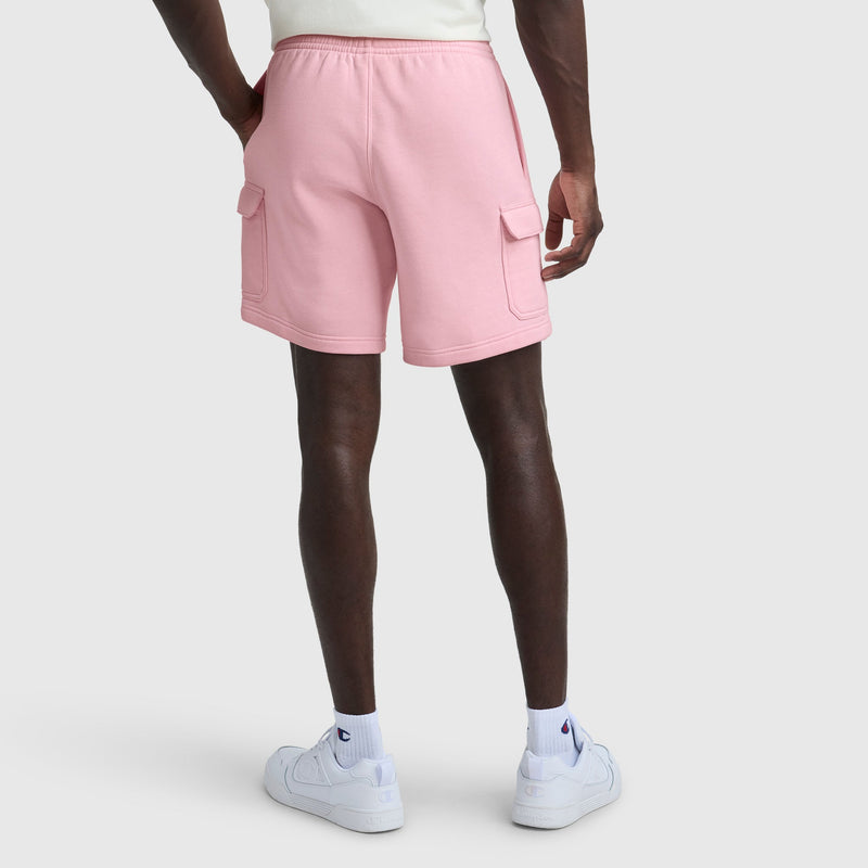 8" Fleece Cargo Short, C Logo