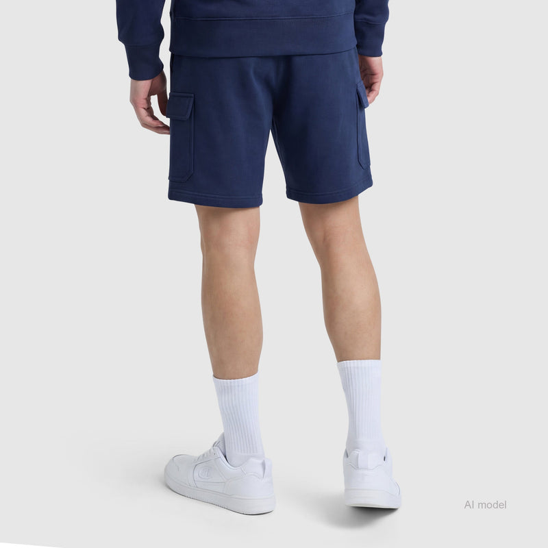 8" Fleece Cargo Short, C Logo