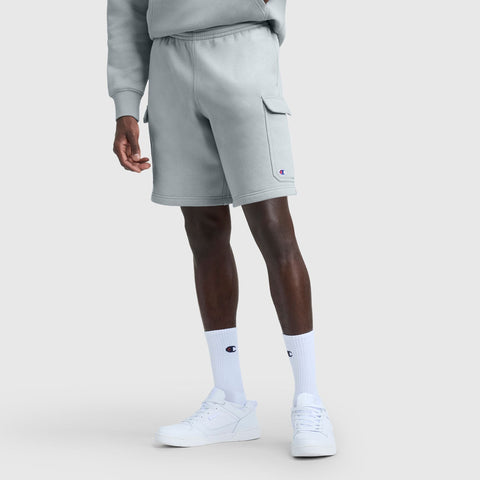 8" Fleece Cargo Short, C Logo