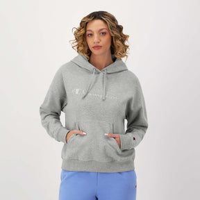 Powerblend Hoodie, Relaxed, Full Embroidered Script Logo