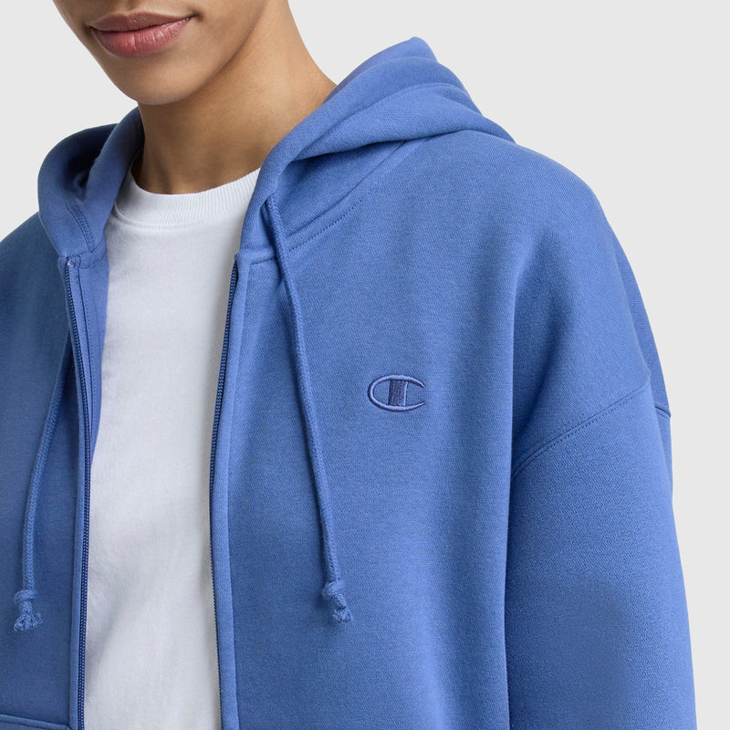 Powerblend Fleece Zip-Up Hoodie, C Logo