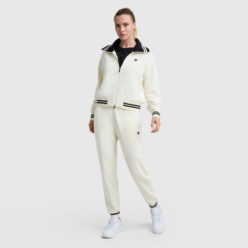 Pitcher Full-Zip Mockneck Top, C Logo