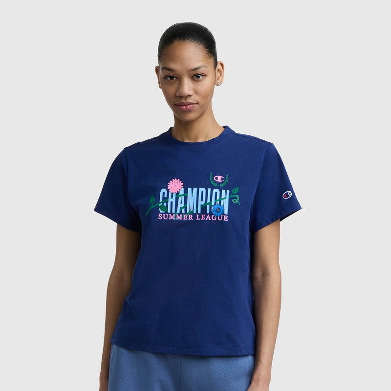 Summer League Graphic T-Shirt, C  Logo