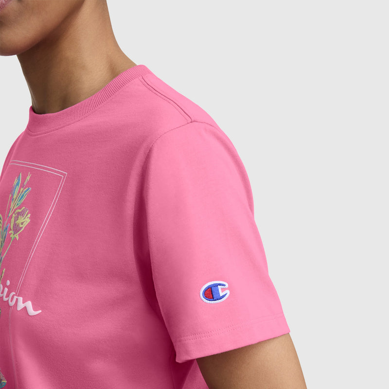 Painted Bouquet Graphic T-Shirt, C  Logo
