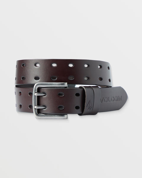 Volcom - Two Spike Leather Belt