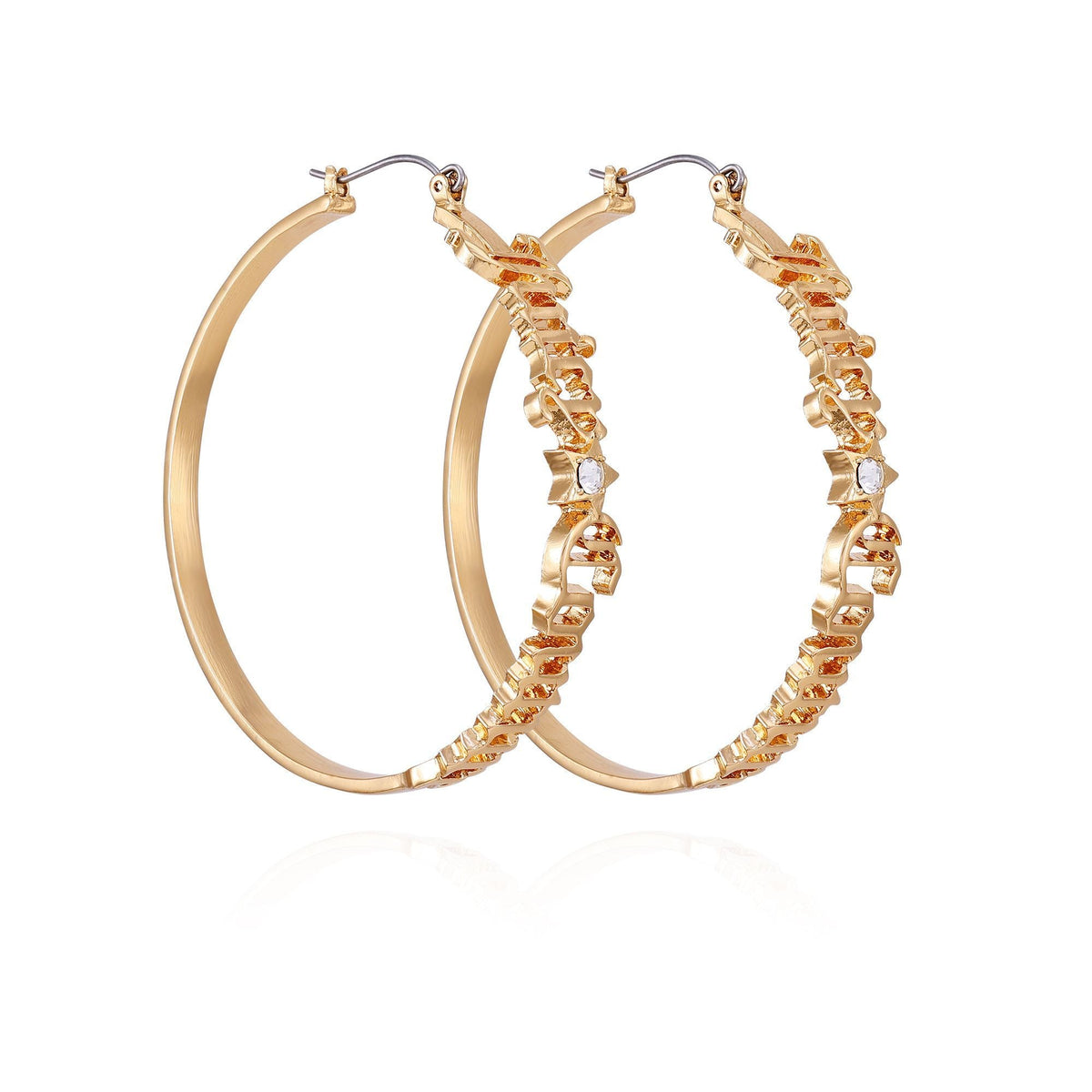 Goldtone Hoop Earrings