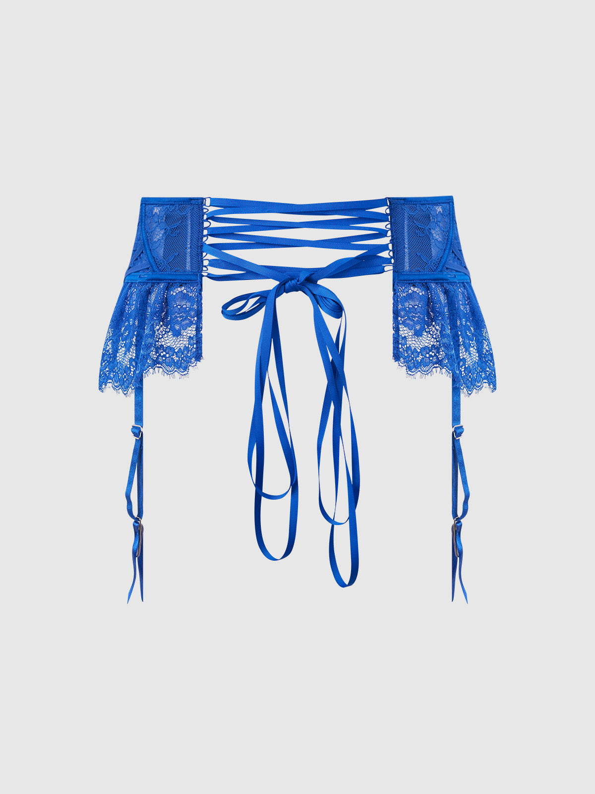 Adelaide Satin & Lace Garter Belt - Frederick's of Hollywood