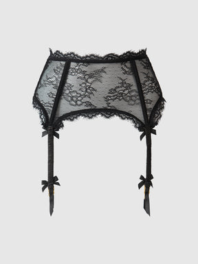 Luella Lace Garter Belt - Frederick's Of Hollywood
