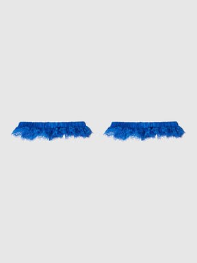 Adelaide Satin & Lace Thigh Garters - Frederick's of Hollywood