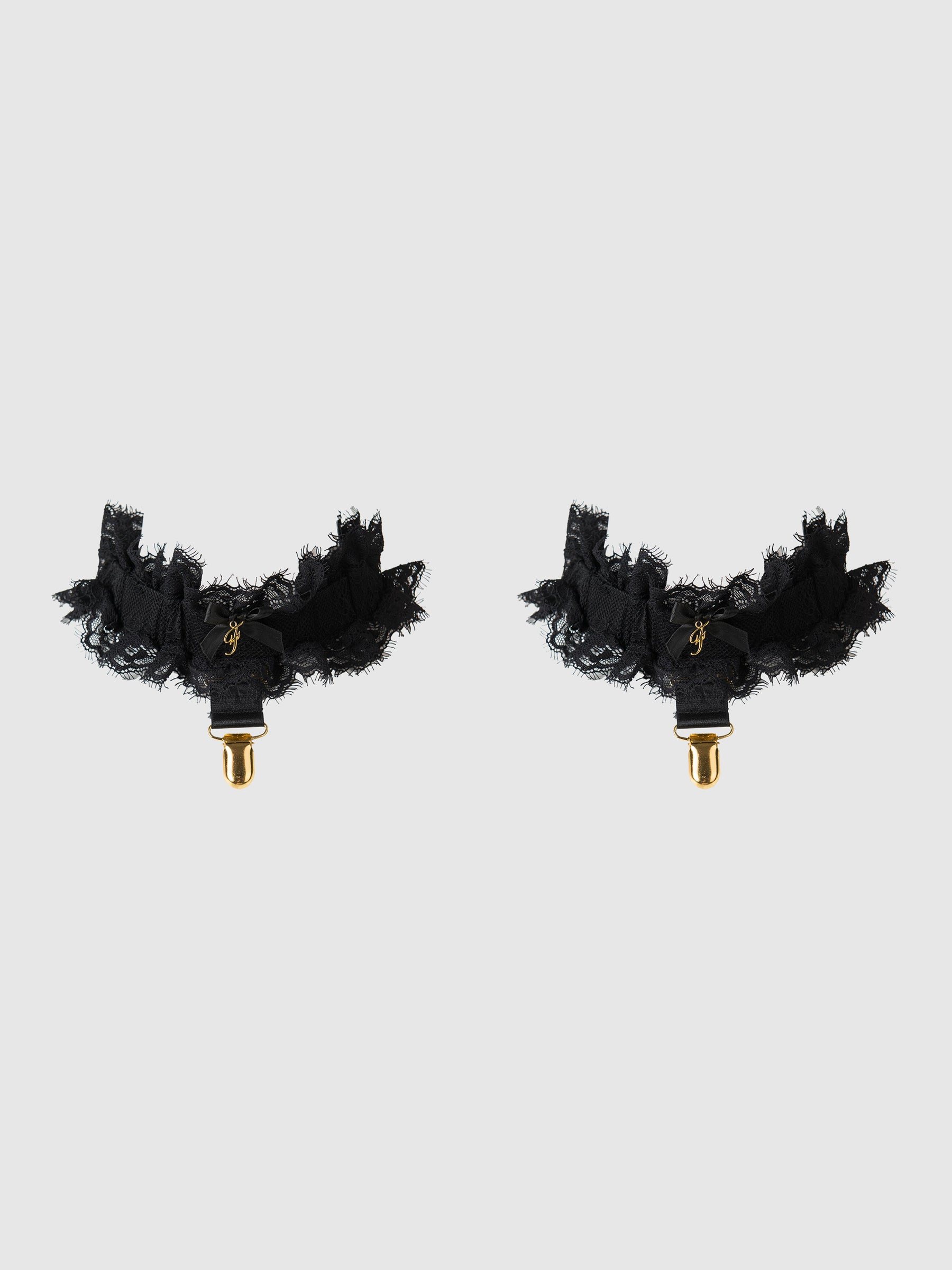 Luella Lace Thigh Garters - Fredericks of Hollywood