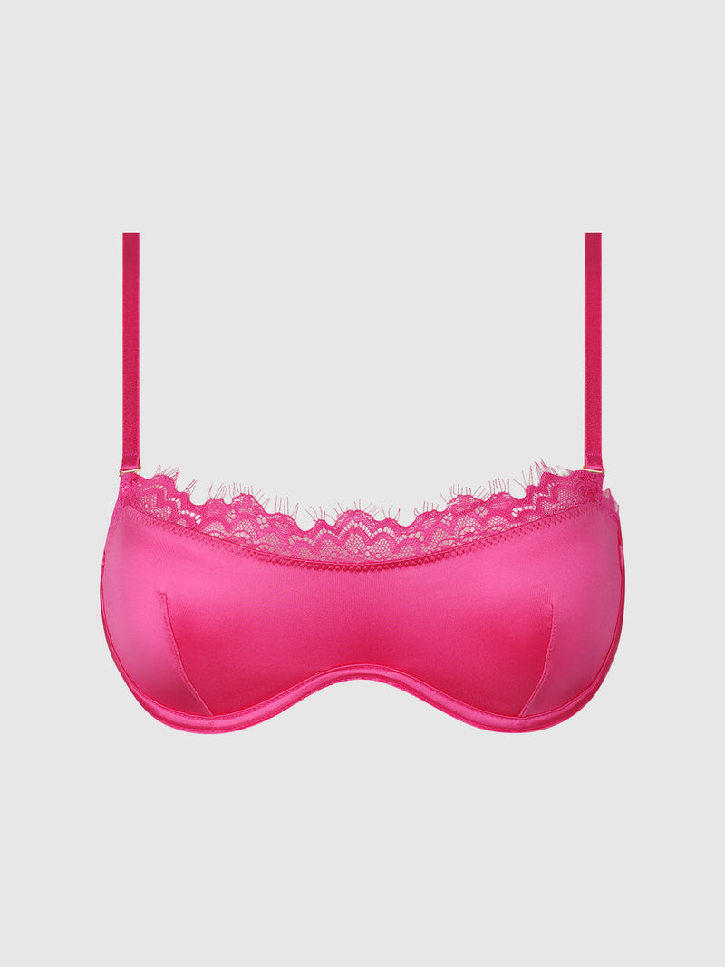 Neev Lace  & Oilslick Push Up Half Up Bandeau Bra