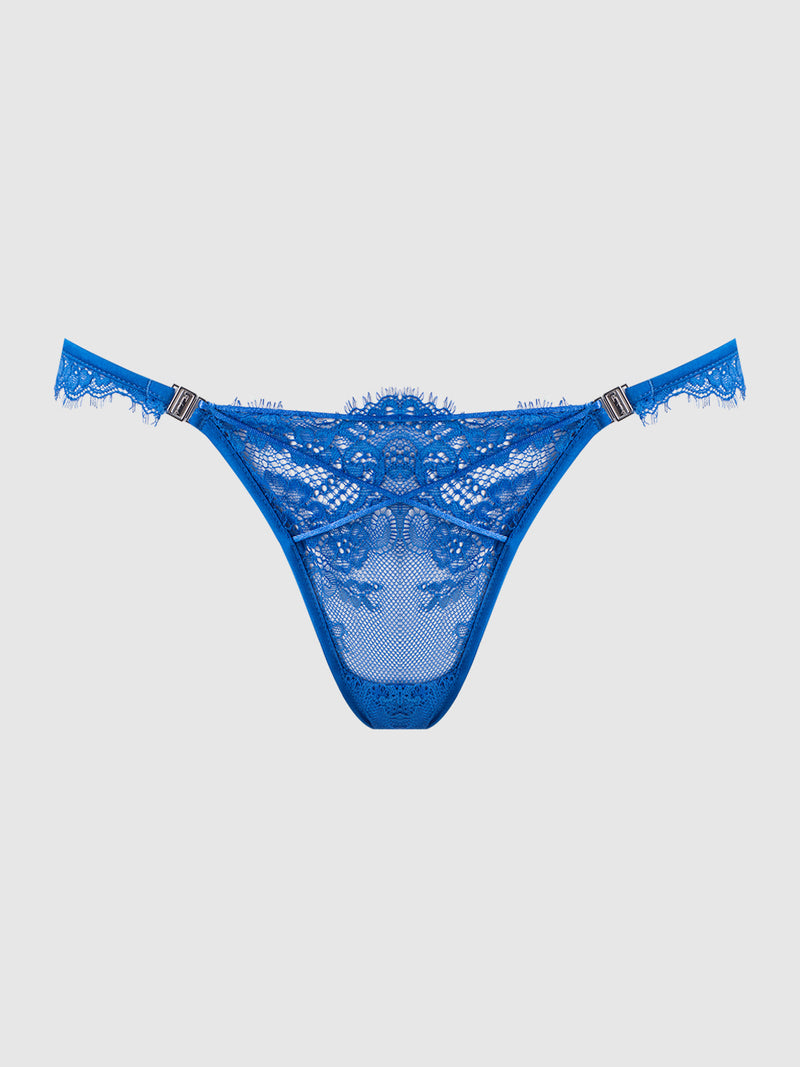 Adelaide Satin & Lace Side Clasp Bikini
