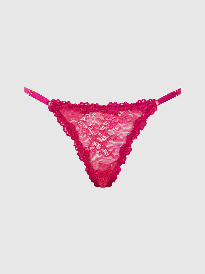 Pia Lace Side Slider Thong