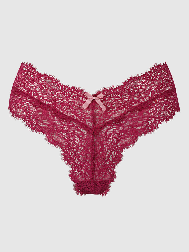 Lulu Lace V Front G-String