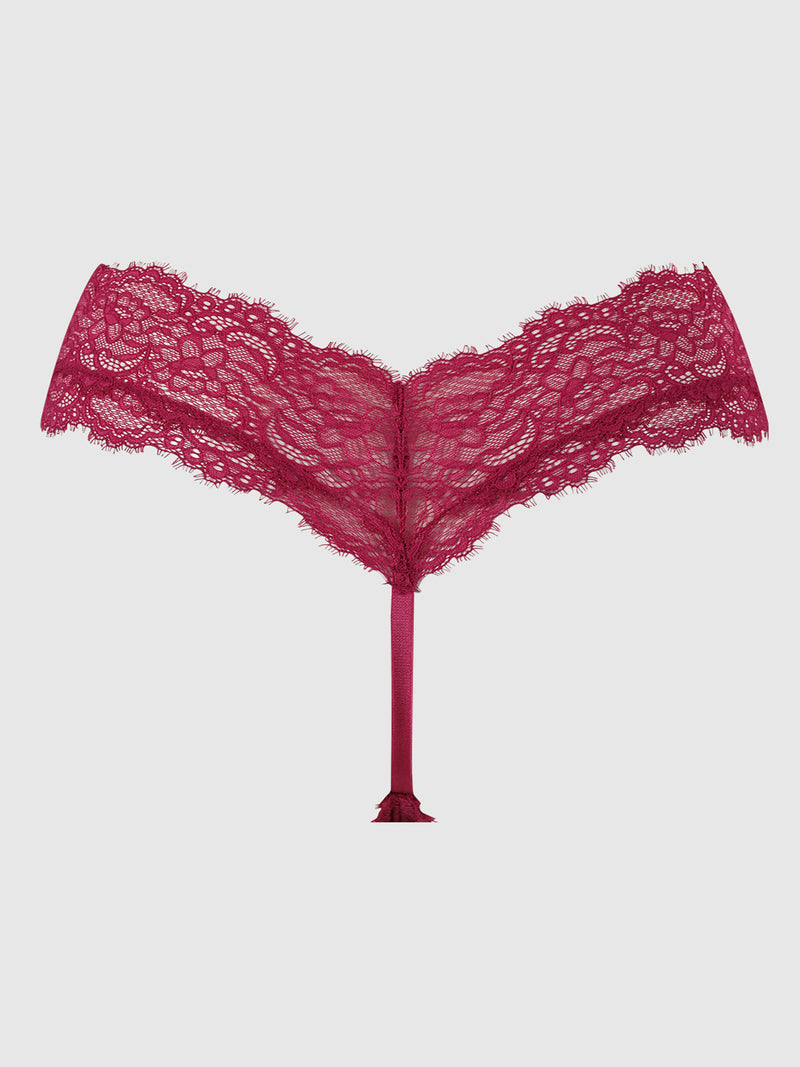 Lulu Lace V Front G-String