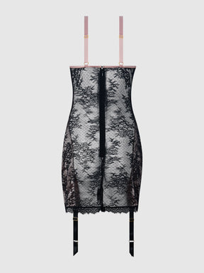 Rosalind Satin & Lace Underwire Chemise