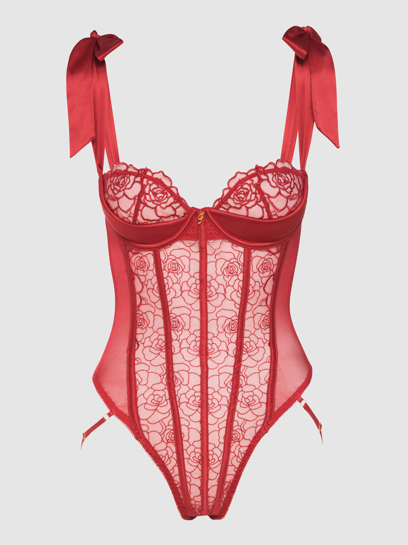 Melrose Embroidered Teddy