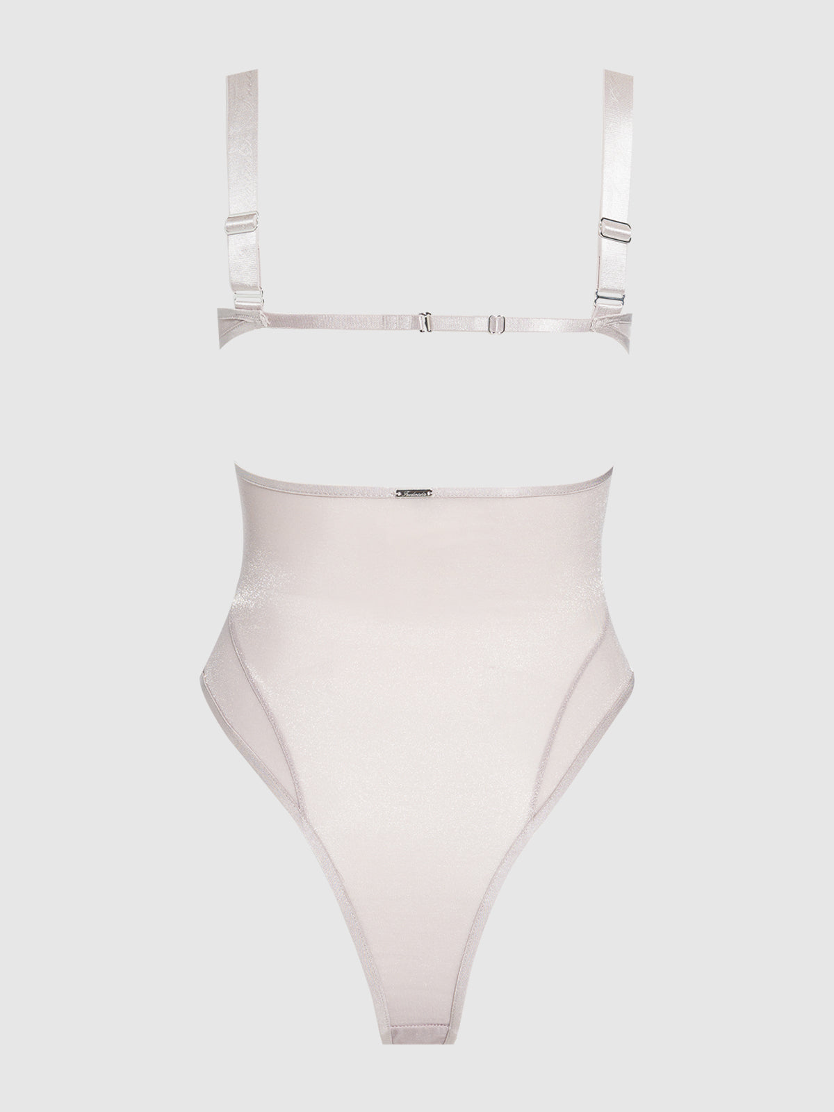 Pia Layered Bra With Mesh Bodysuit