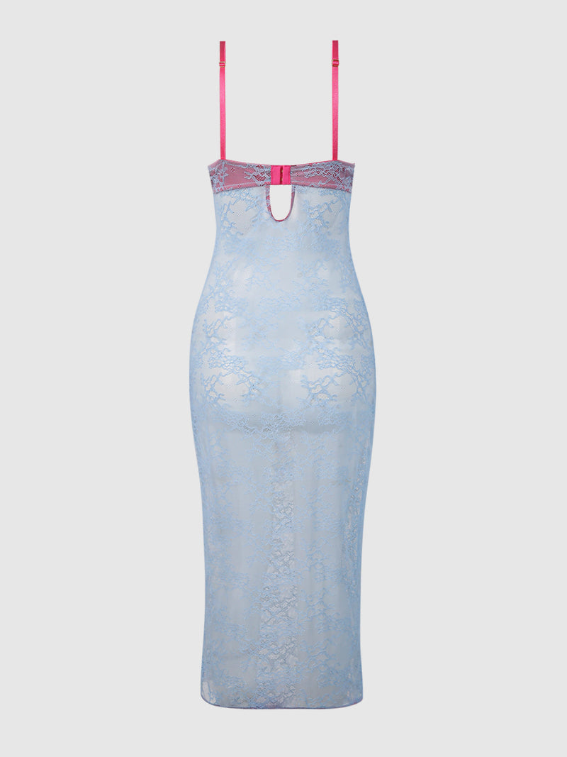Rising Star Plunge Pia Lace Gown