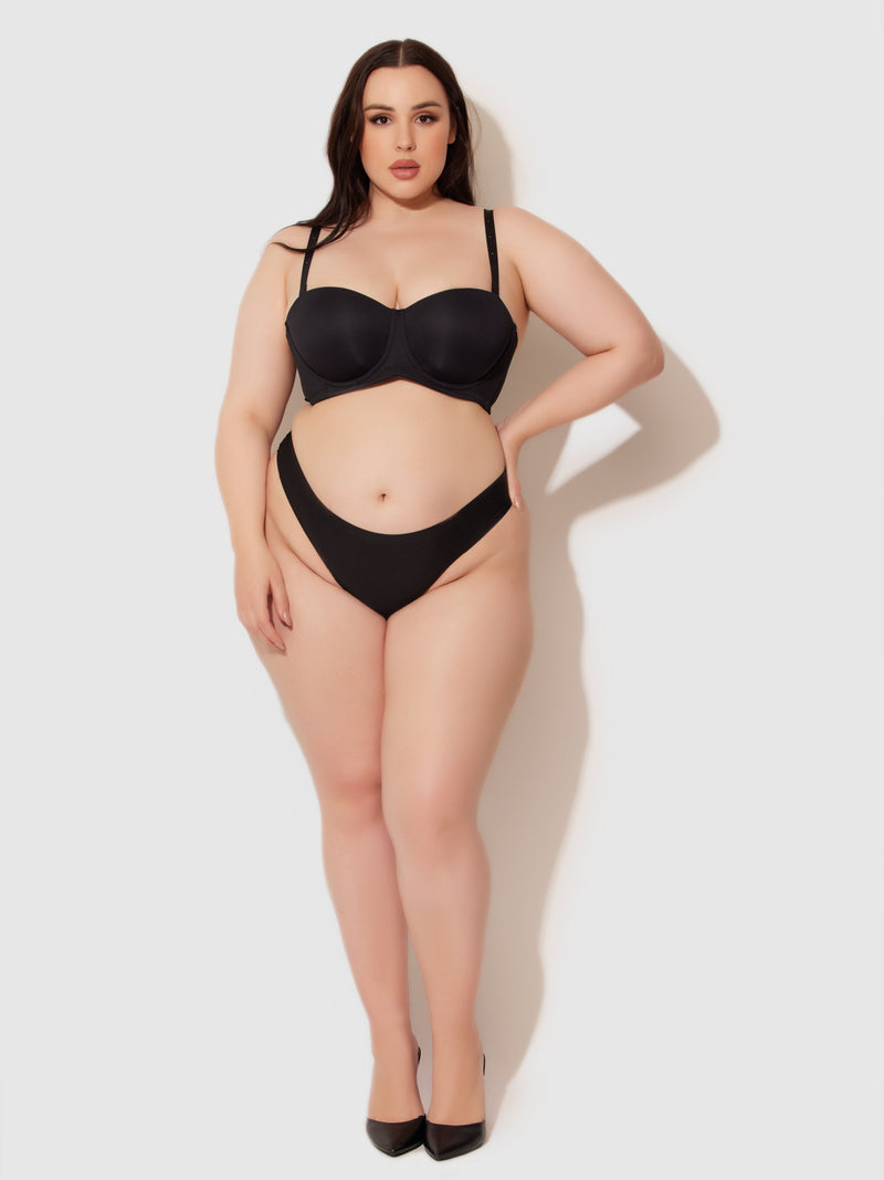 Hollywood Showstopper Strapless Bra - Black