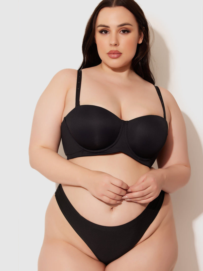 Hollywood Showstopper Strapless Bra - Black