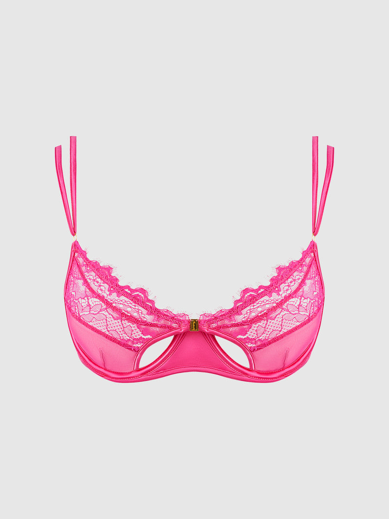 Neev Lace Unlined Openable Cup Bra - Frederick's of Hollywood