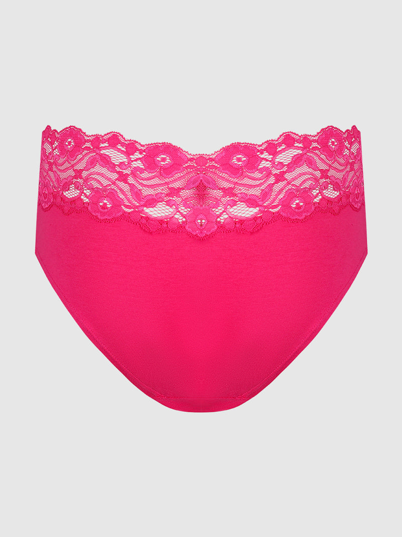 Bridget Cotton & Lace Hipster