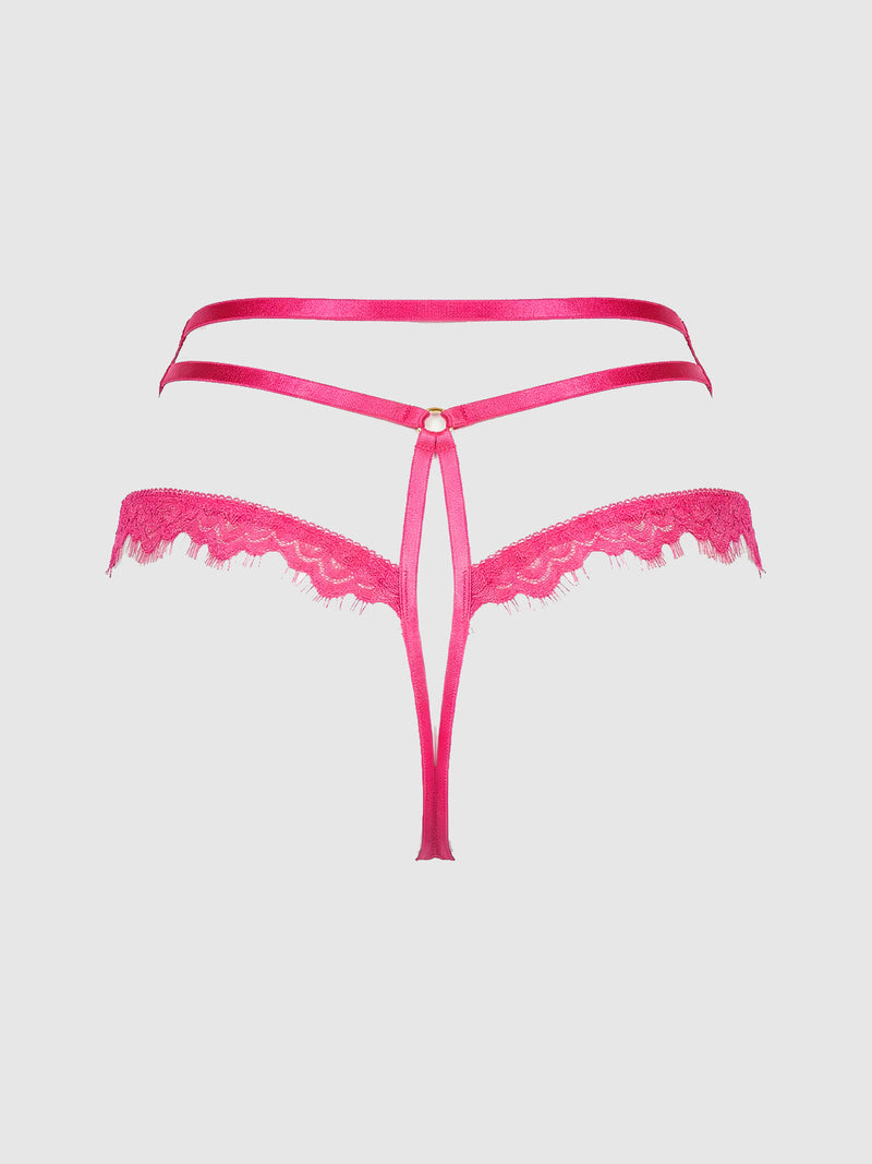 Neev Lace  & Oilslick Strappy Back Tanga