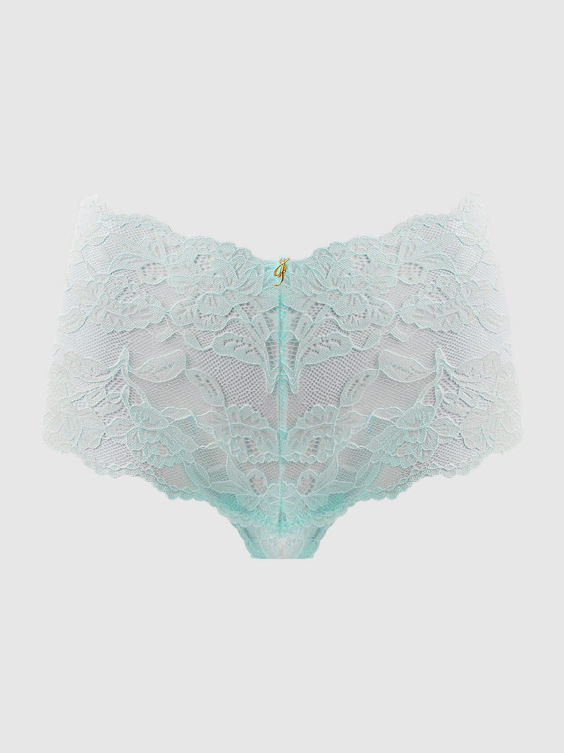 Mabel Crotchless Lace Up Back Cheeky - Frederick's of Hollywood