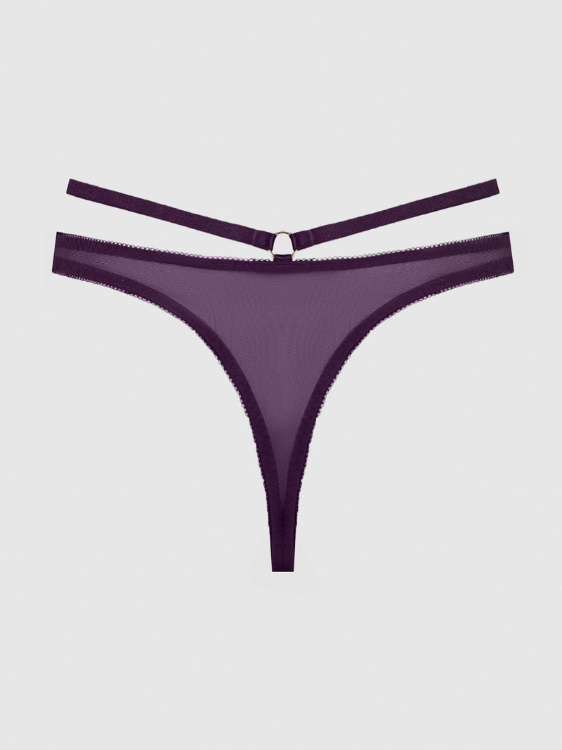Melrose Embroidered Tanga