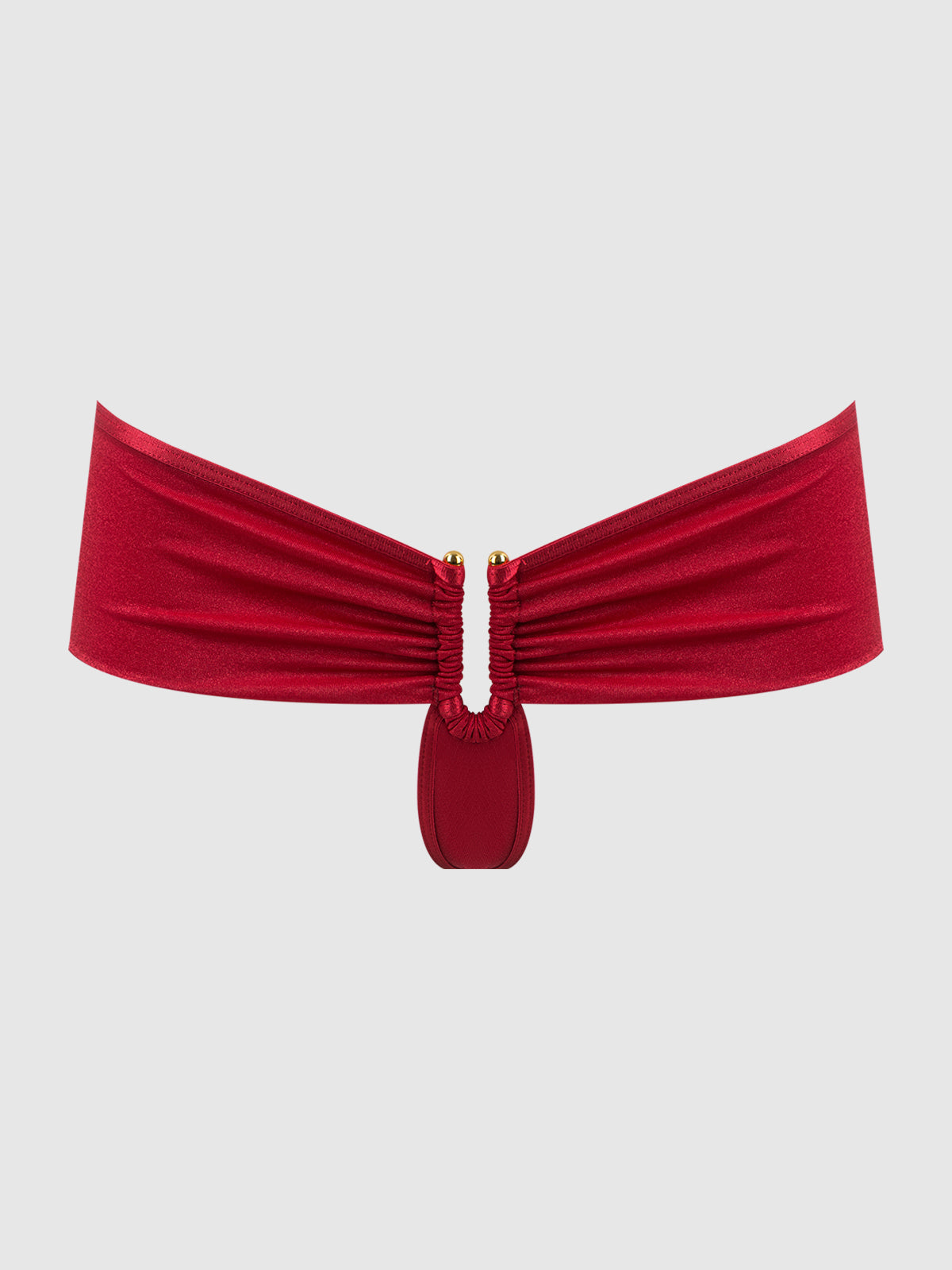 Pia Shine Mesh Open Hardware Thong - Frederick's Of Hollywood