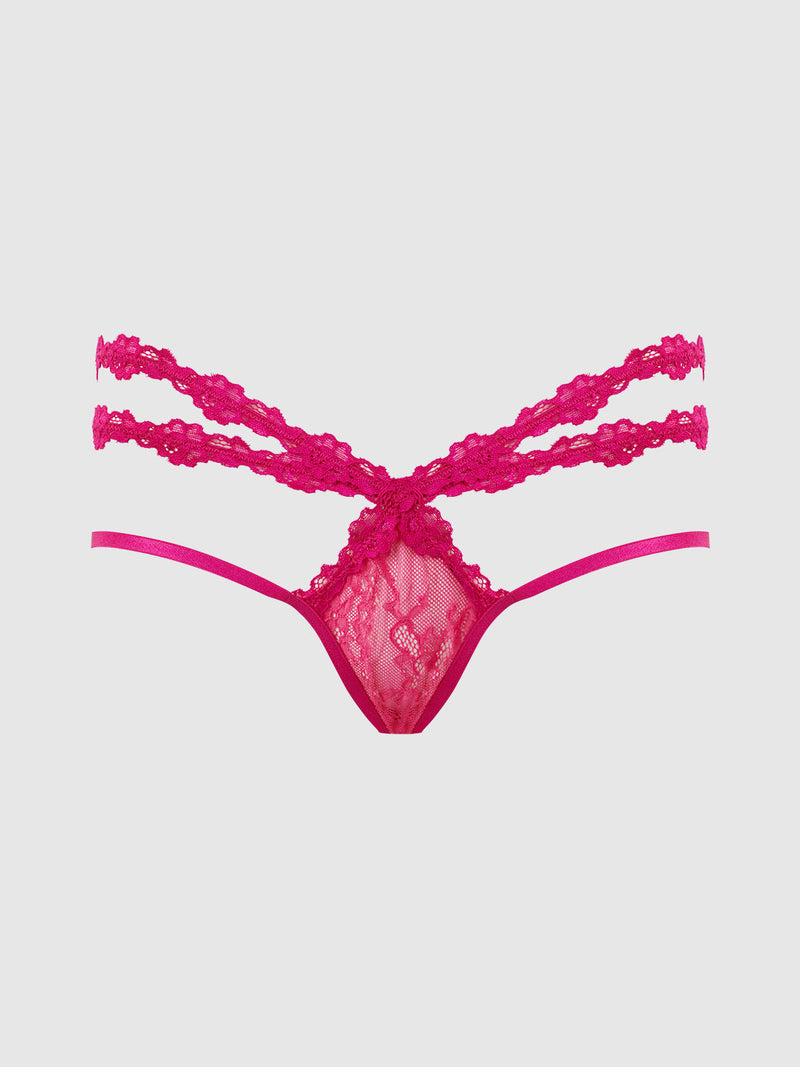 Pia Lace Strappy Backless Panty