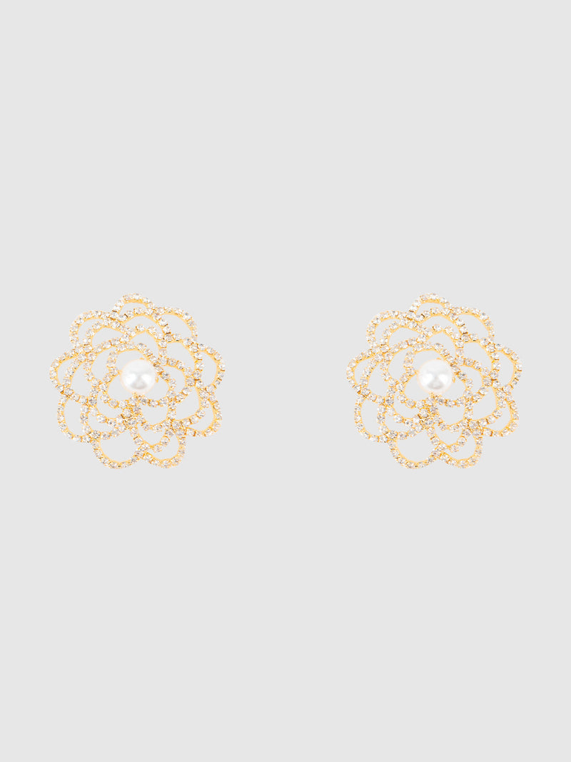 Rhinestone & Pearl Floral Pasties
