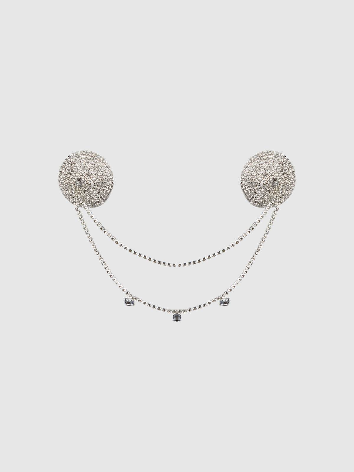 Ziggy Rhinestone Draped Cone Pasties - Frederick's of Hollywood