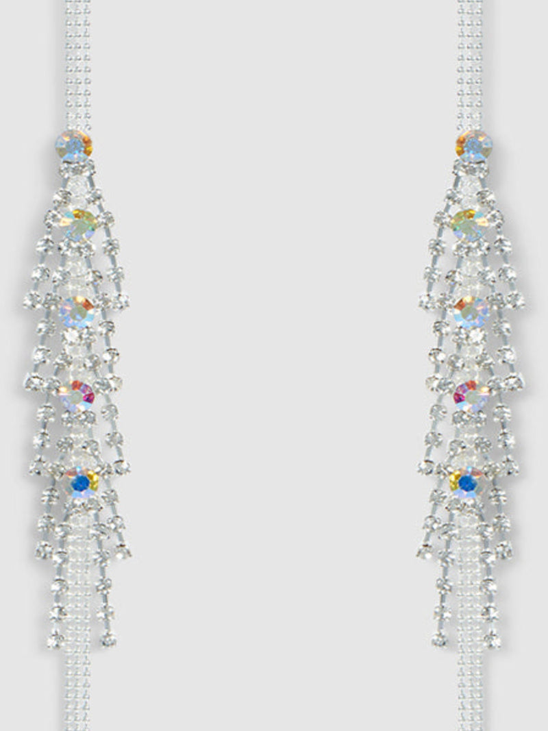 Ziggy Rhinestone Fringe Bra Straps